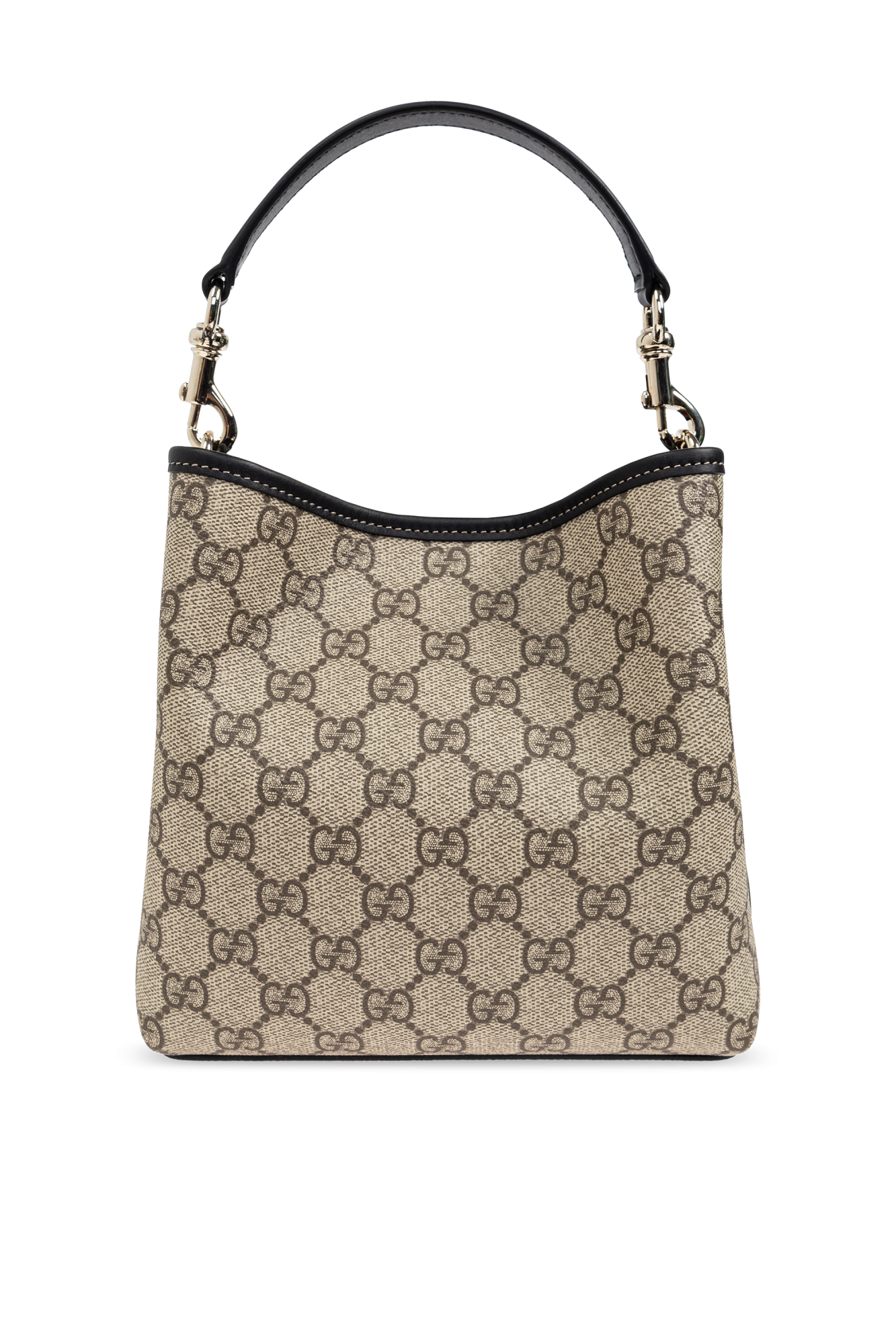 GUCCI 'GG Emblem' mini handbag グッチ レディース バッグ GUCCI GG Emblem mini debossed textured-leather shoulder bag